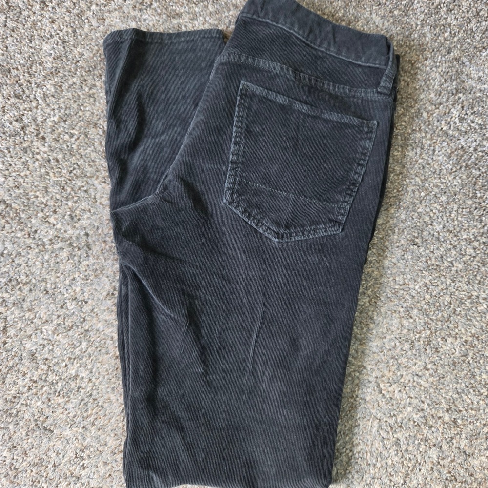 Banana Republic Slim Fit Travel Jean Cord Spencer Green Men 30x32 Corduroy Pants